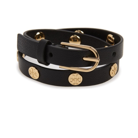 Tory Burch Jewelry - Tory Burch Double Wrap Logo Bracelet